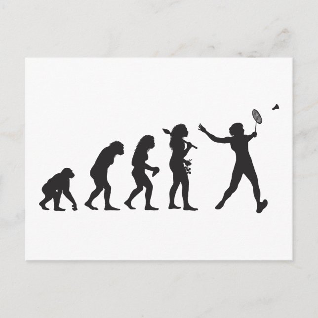 Cartão Postal Badminton (Frente)