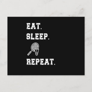 Cartão Postal Badminton