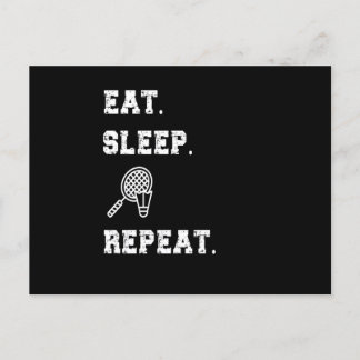 Cartão Postal Badminton