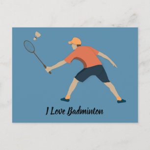 Cartão Postal Badminton