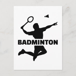 Cartão Postal Badminton