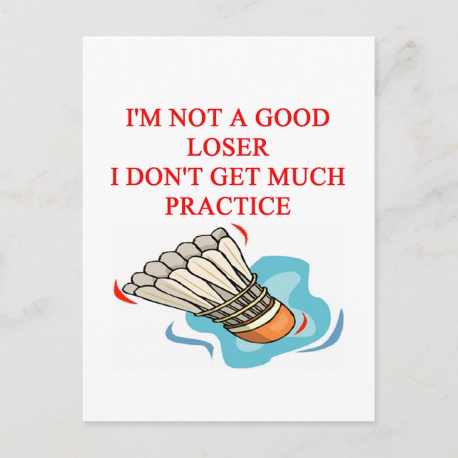 CARTÃO POSTAL BADMINTON (Frente)