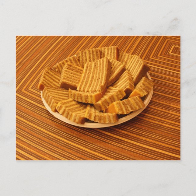 Cartão Postal Bagaço de gengibre indonésio (Frente)