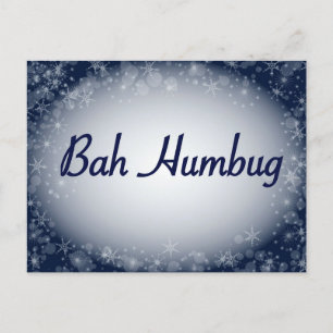 Cartão Postal Bah Humbug