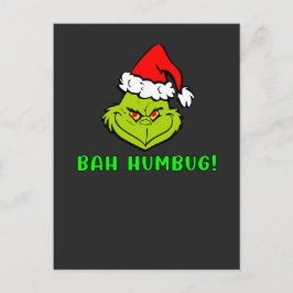 Cartão Postal Bah Humbug Scrooge Desenho Animado Essencial de Na