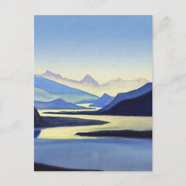 Cartão Postal "Bahamaputra" por Nicholas Roerich (Frente)