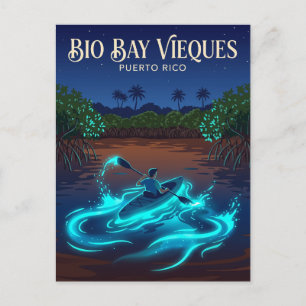 Cartão Postal Baía Bio na Baía dos Mosquitos Porto Rico