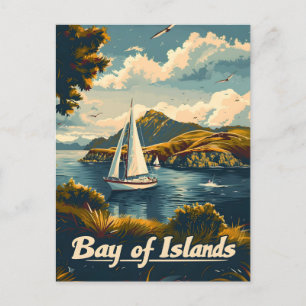Cartão Postal Baía das Ilhas viagem