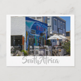 Cartão Postal Baía das terras do sul da África, zona de navegaçã