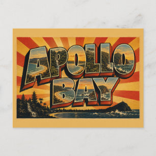 Cartão Postal Baía de Apolo Vitória Austrália Costa de Arte de S