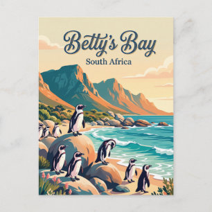Cartão Postal Baía de Betty África do Sul