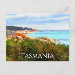 Cartão Postal baía de binrios tasmaniano