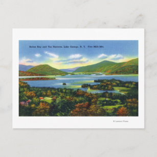 Cartão Postal Baía De Bolton, Estreitos, Vista De Montanhas De C