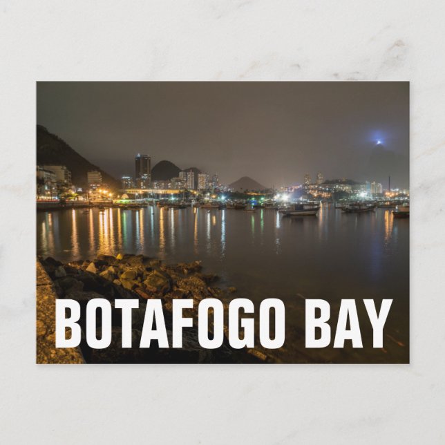 Cartão Postal Baía de Botafogo (Frente)