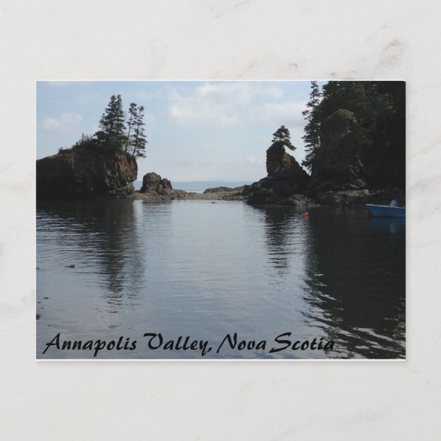 Cartão Postal Baía De Fundy (Frente)