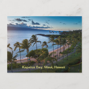Cartão Postal Baía de Kapalua, Maui, Havaí