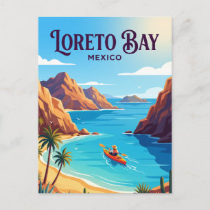 Cartão Postal Baía de Loreto México