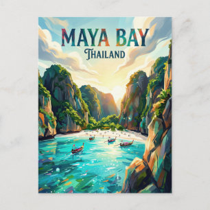 Cartão Postal Baía de Maya Tailândia
