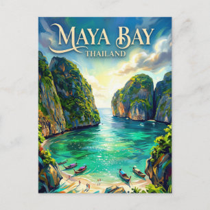 Cartão Postal Baía de Maya Tailândia