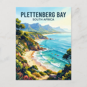 Cartão Postal Baía de Plettenberg África do Sul