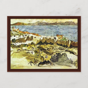 Cartão Postal Baía De Tangier Em Marrocos