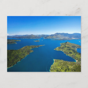 Cartão Postal Baía de Torea, Queen Charlotte Sound, Marlborough