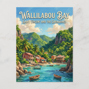Cartão Postal Baía de Wallilabou São Vicente e Granadinas