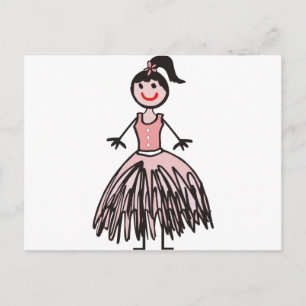 Cartão Postal bailarina 1