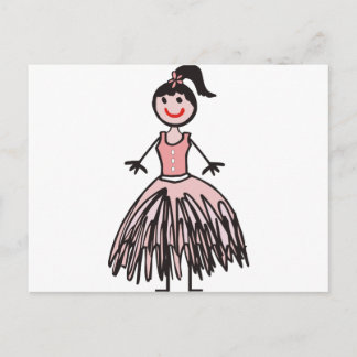 Cartão Postal bailarina 1