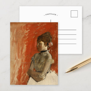 Cartão Postal Bailarina com Braços Cruzados   Edgar Degas