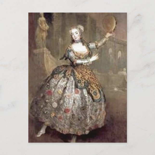 Cartão Postal Bailarina Vitoriana (Frente)