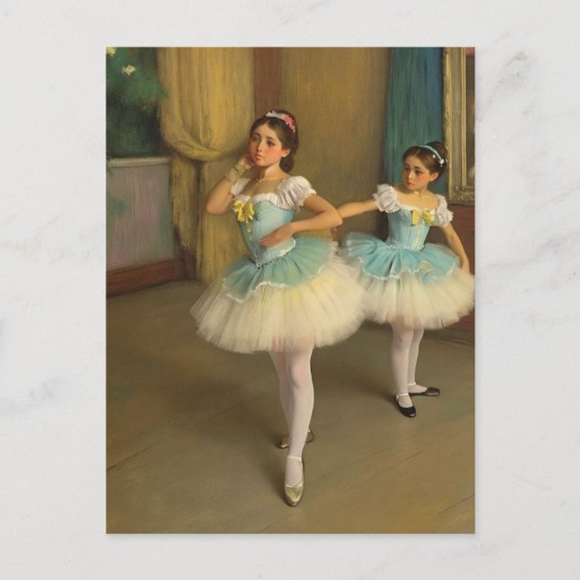 Cartão Postal Bailarinas en el estilo romántico (Frente)