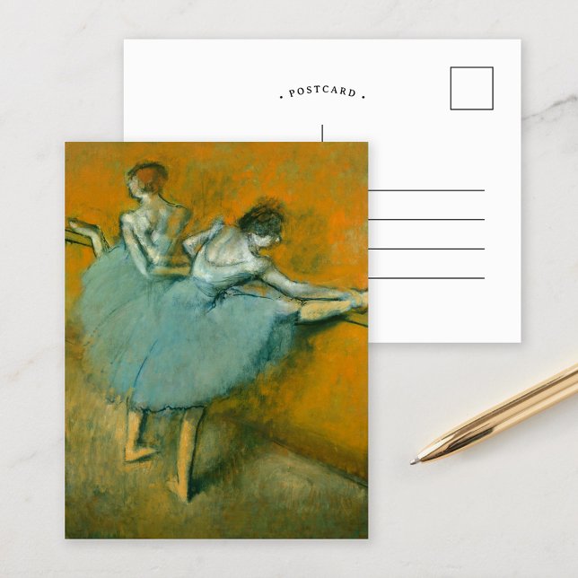 Cartão Postal Bailarinas na Barra | Edgar Degas (Criador carregado)