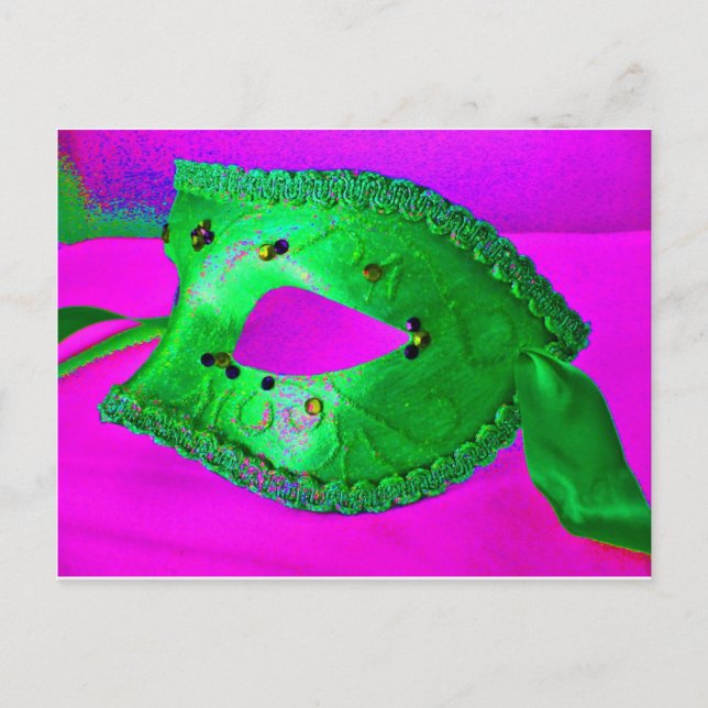 Cartão Postal Baile de Máscaras (Frente)