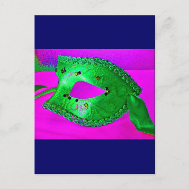 Cartão Postal Baile de Máscaras (Frente)