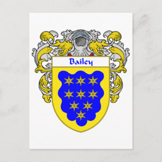 Cartão Postal Bailey Casaco de Armas (Mantled)