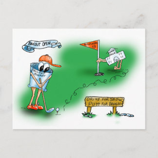 Cartão Postal Bailout Open - Golf