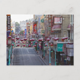 Cartão Postal Bairro chinês na Grant Street em São Francisco,