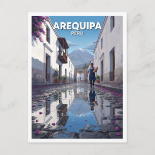 Cartão Postal Bairro Histórico de San Lázaro, Arequipa, Peru