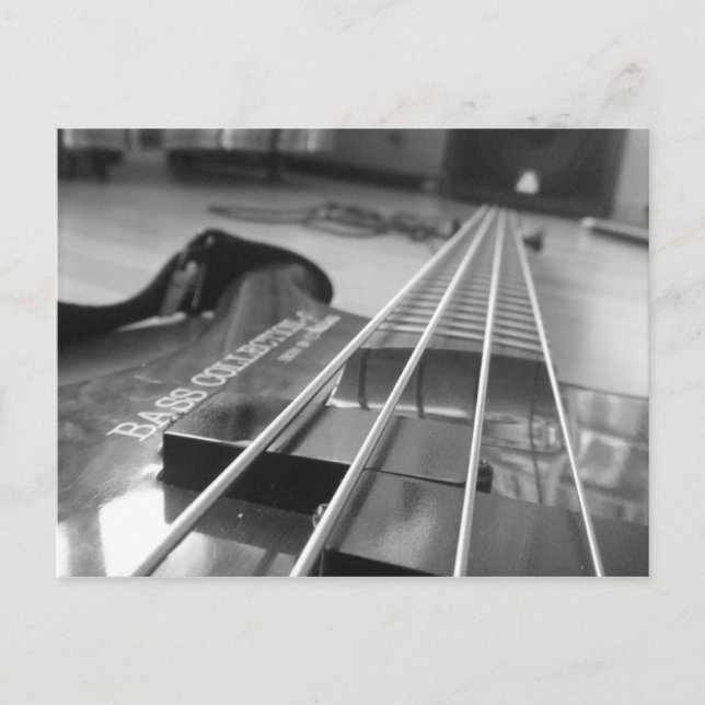 Cartão Postal Baixo em Preto (Frente)