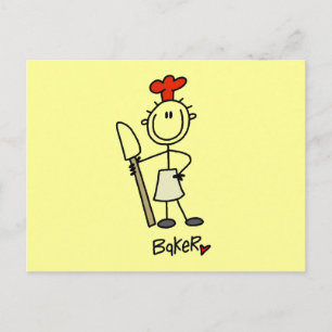 Cartão Postal Baker com Tshirts e Presentes Raspador