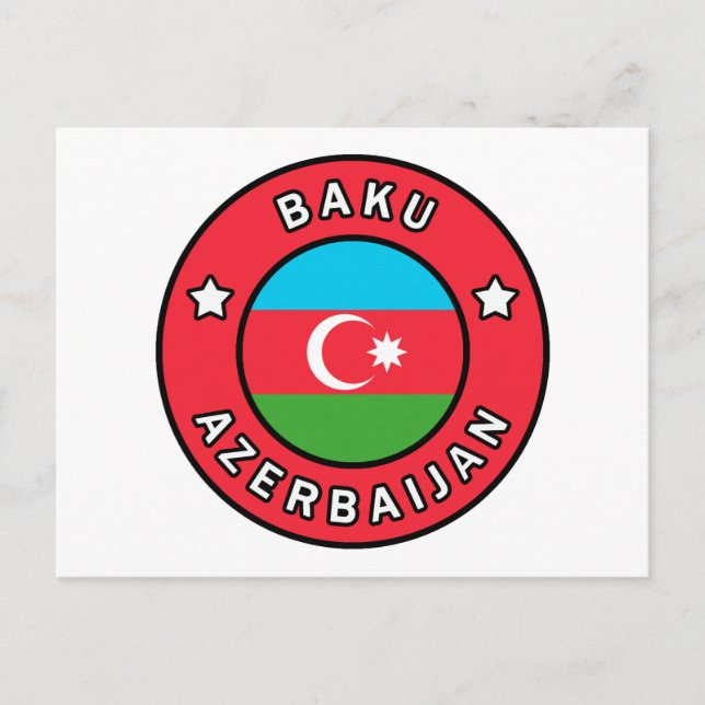 Cartão Postal Baku Azerbaijão (Frente)