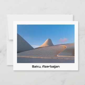 Cartão postal Baku, Azerbaijão