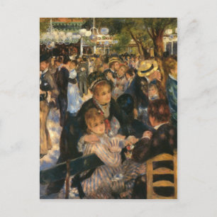 Cartão Postal Bal du de la Galette, de Renoir (1876)