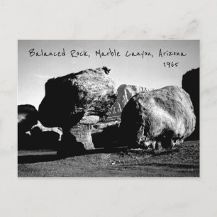 Cartão Postal Balanced Rock, EUA Marble Canyon Arizona 1965