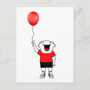 Cartão Postal Balão Boy