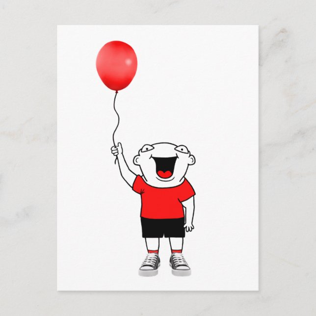 Cartão Postal Balão Boy (Frente)