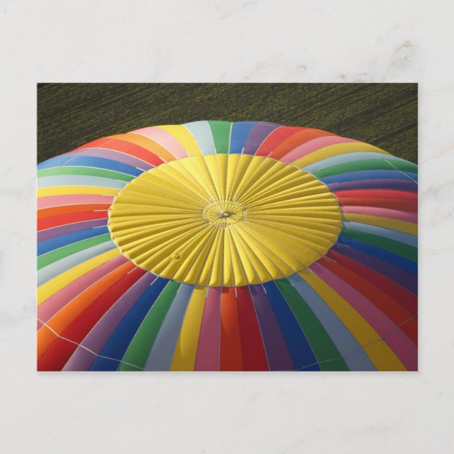 Cartão Postal Balão de ar quente, perto de Metven, Canterbury 2 (Frente)