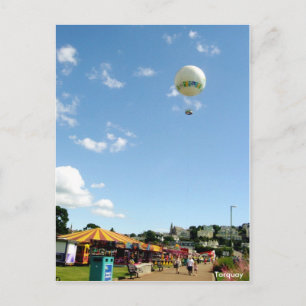 Cartão Postal Balão de ar quente, Torquay
