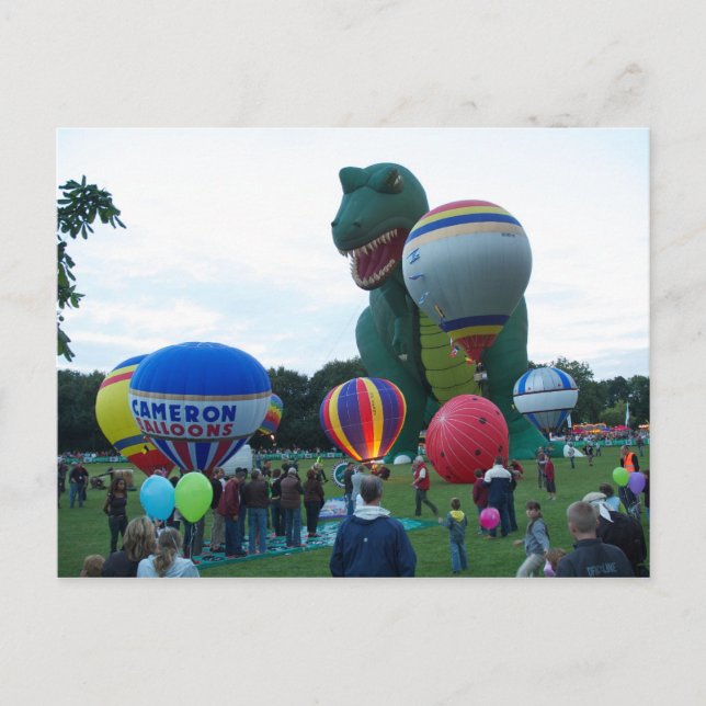 Cartão Postal Balão fiesta (Frente)
